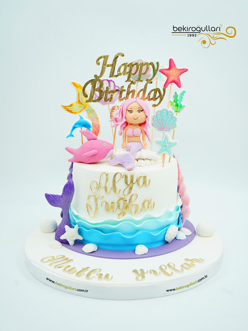 Deniz Kızı Konsept Pasta