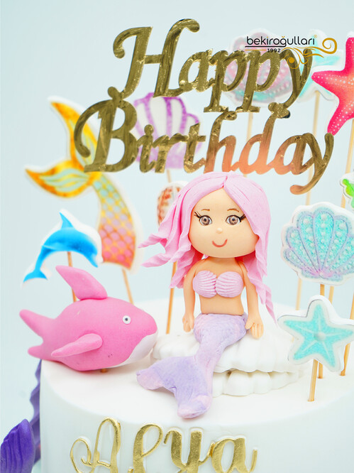 Deniz Kızı Konsept Pasta