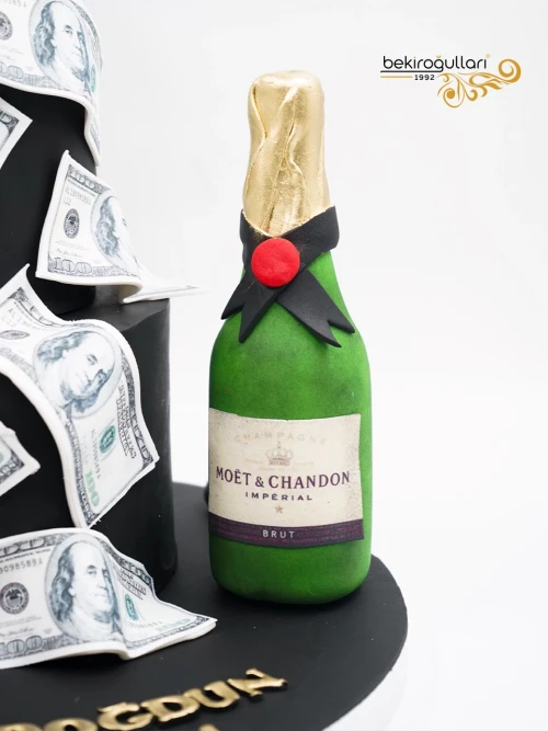 Dolar Ve Çerçeve Detay Butik Pasta