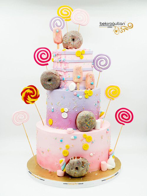 Dondurma Detaylı Butik Pasta