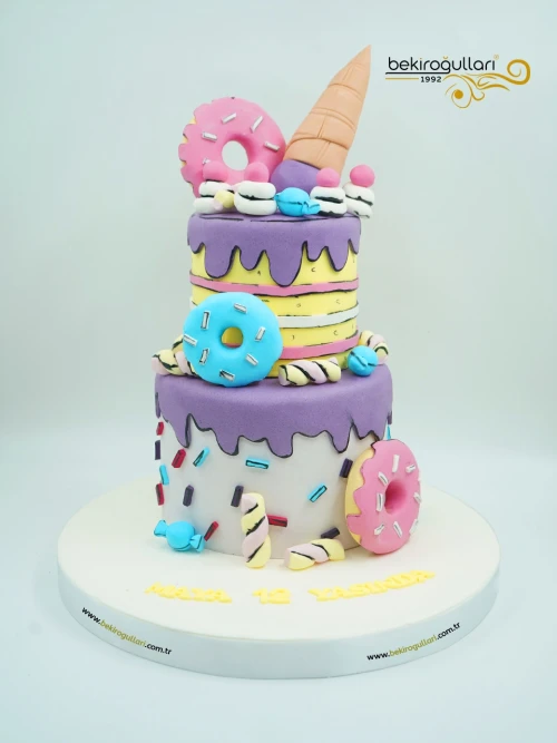 Donut Detaylı Butik  Pasta