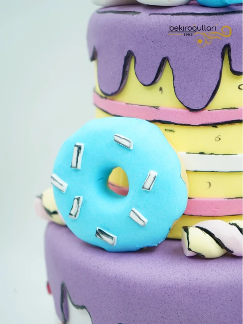 Donut Detaylı Butik  Pasta