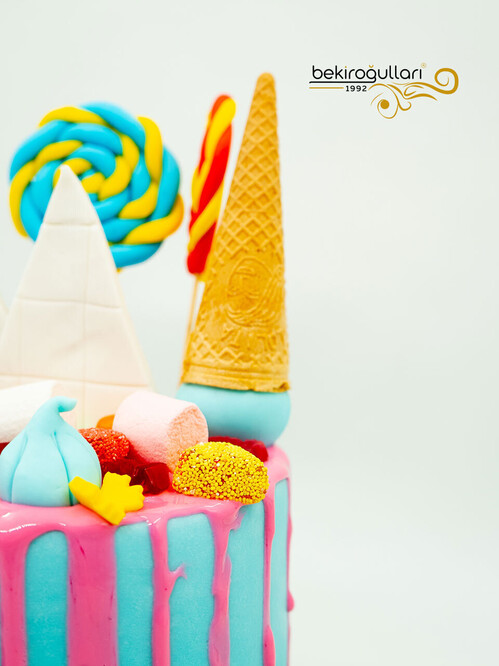 Donut Süslemeli Butik Pasta