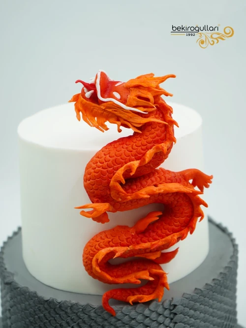 Ejderha Figür Tasarım Butik Pasta