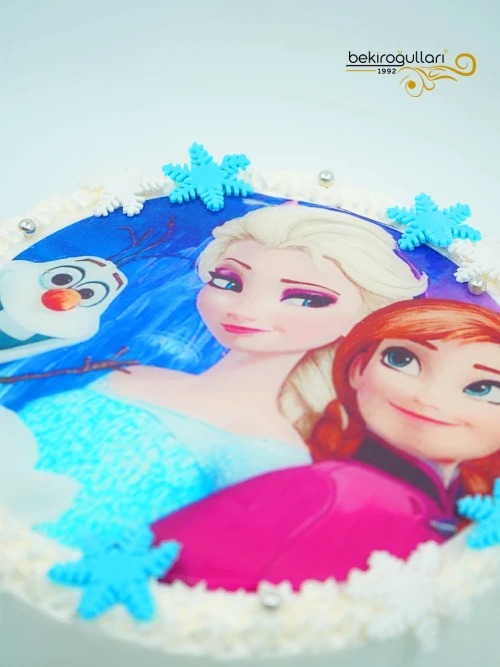 Elsa Konsept Resimli Pasta