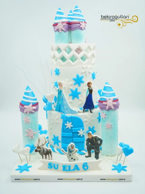 Elsa Konsept Şato Tasarım Pasta