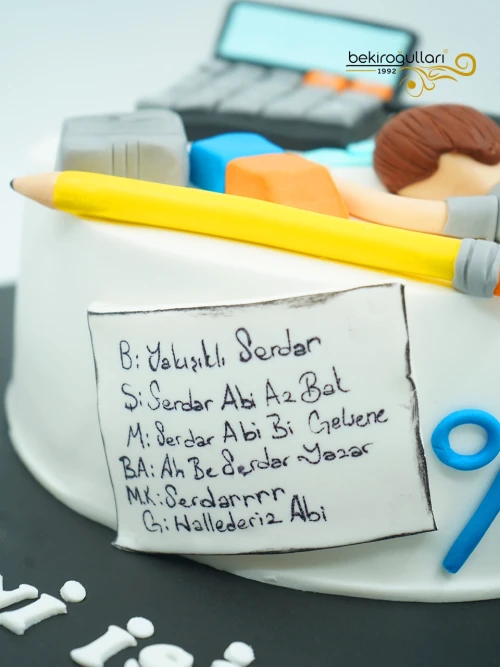 Erkek Figür Temalı Pasta