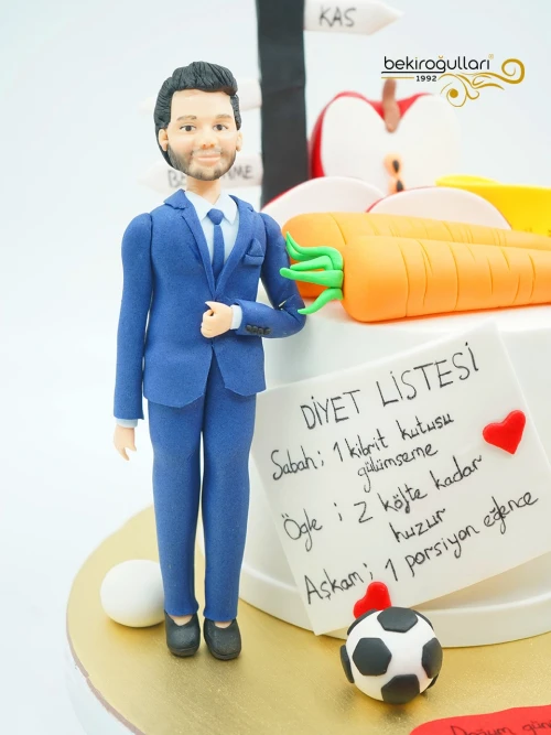 Figür Detaylı Diyetisyen Pasta