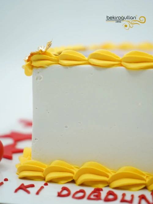 Galatasaray Temalı Resimli Pasta