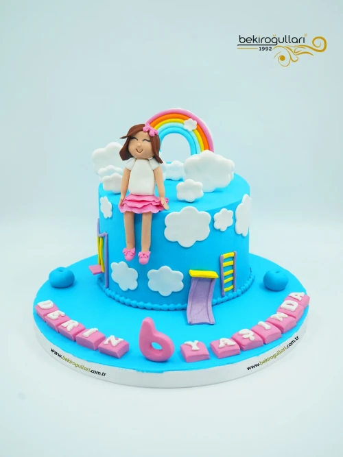 Gökkuşağı Konsept Pasta