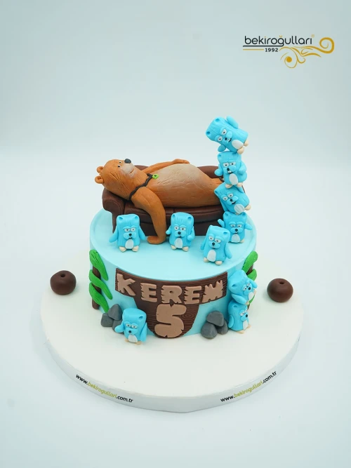 Grizzy ve Lemmingler Butik Pasta