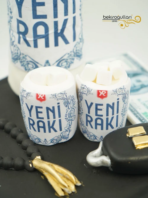Harf Detaylı Rakı Butik Pasta