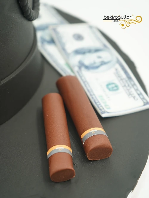 İçecek Temalı Kova Butik Pasta