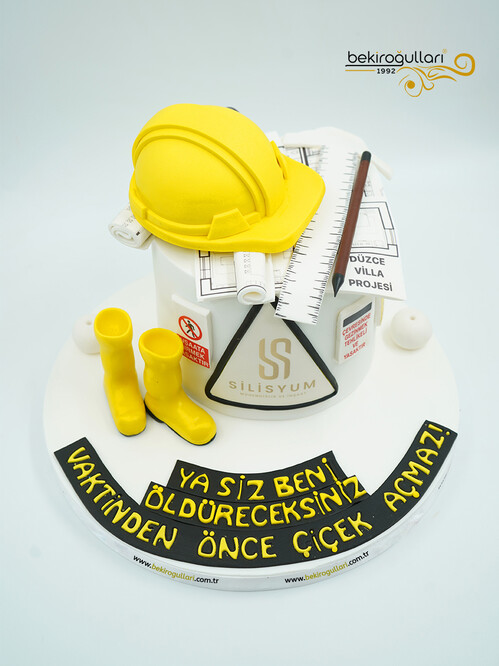 İnşaat Mühendisi Konsept Pasta