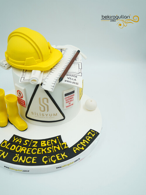 İnşaat Mühendisi Konsept Pasta