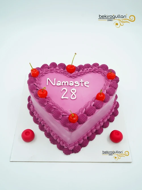 Kalp Detaylı Naked Cake