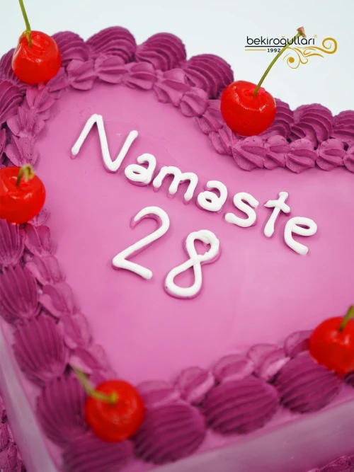 Kalp Detaylı Naked Cake