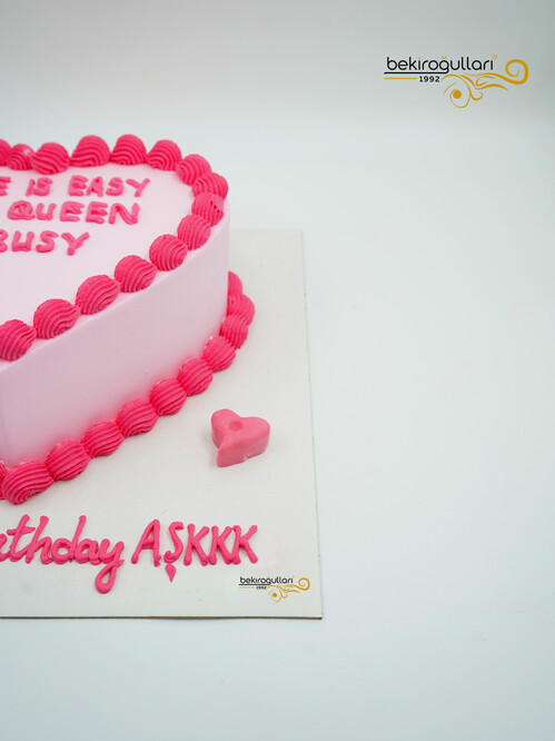 Kalp Detaylı Naked Pasta