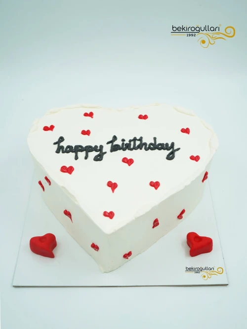 Kalp Detaylı Naked Pasta