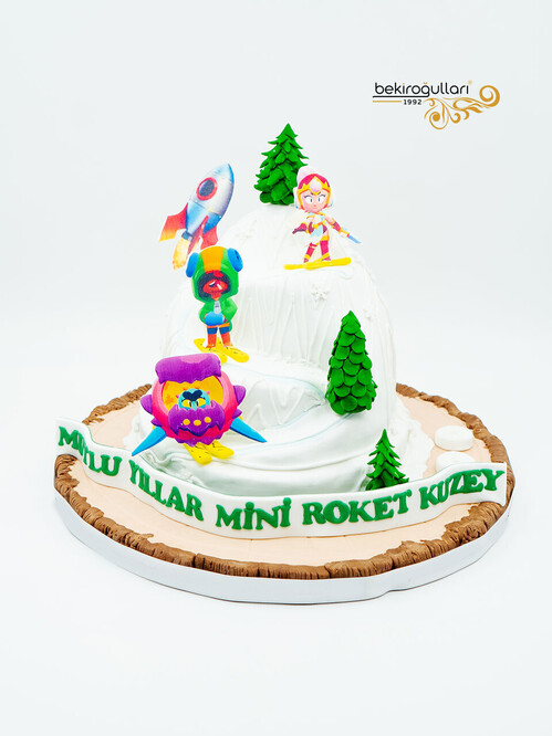 Kaykay Temalı Roket Pasta