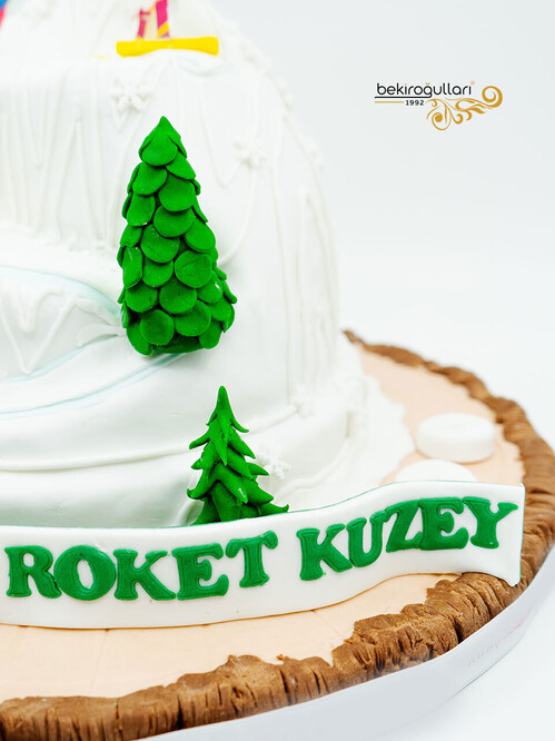 Kaykay Temalı Roket Pasta