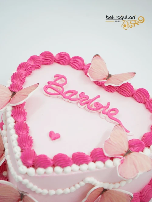 Kelebek Detay Pembe Naked Pasta