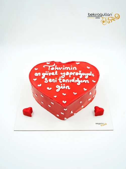 Kırmızı Kalp Naked Pasta