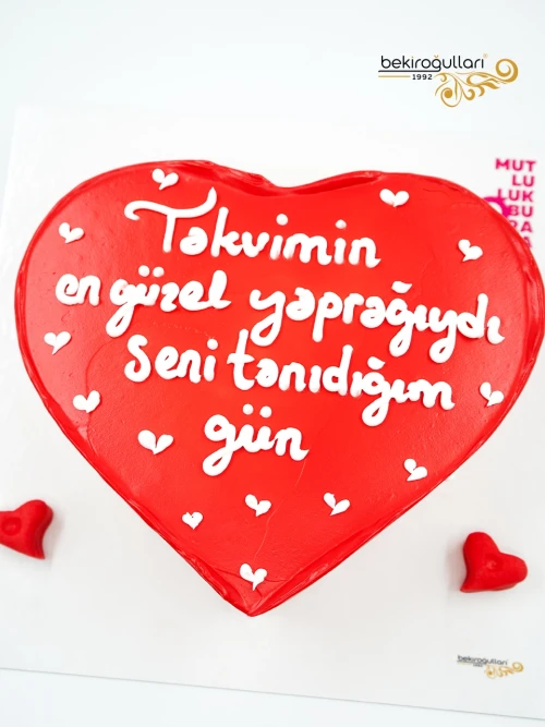 Kırmızı Kalp Naked Pasta