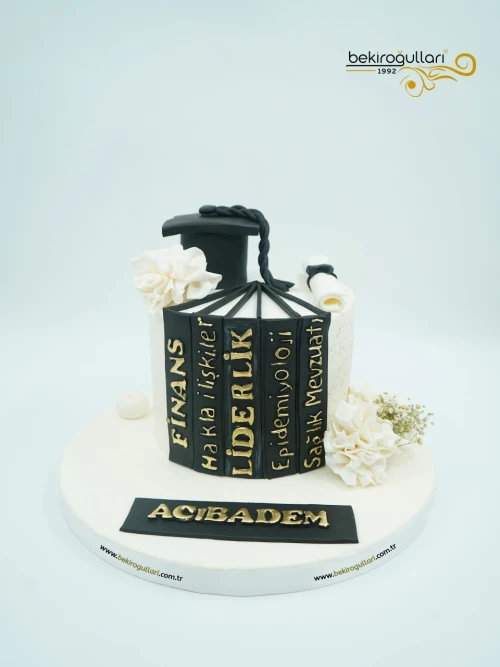 Kitap Detay Mezuniyet Butik Pasta