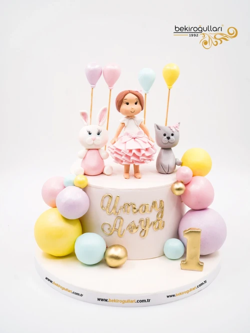 Kız Çocuk Figür Butik Pasta