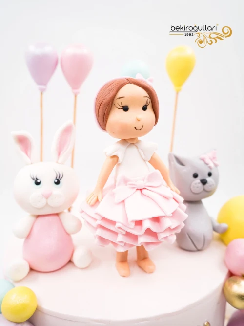 Kız Çocuk Figür Butik Pasta