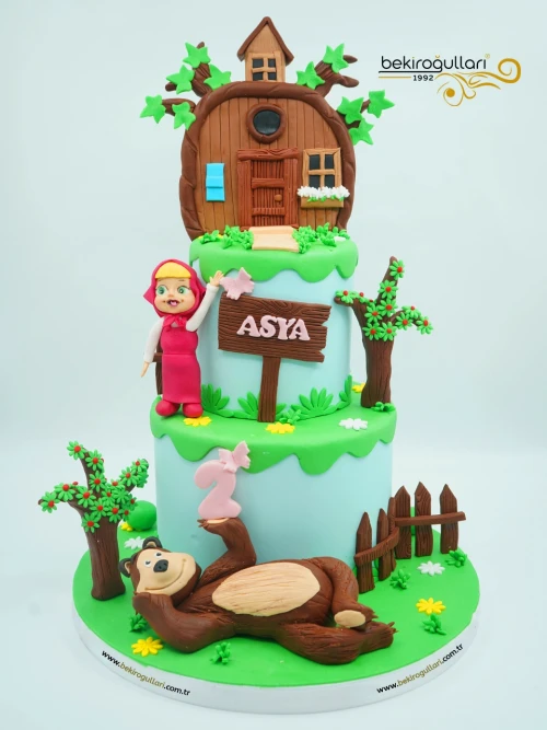 Koca Ayı ve Maşa Pasta