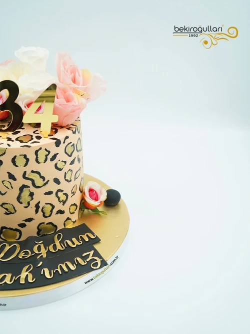 Leopar Desenli Butik Pasta