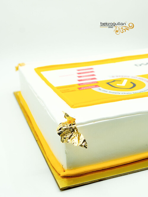 Logo Detaylı Resimli Pasta