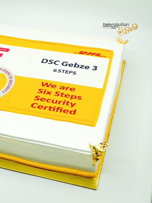 Logo Detaylı Resimli Pasta