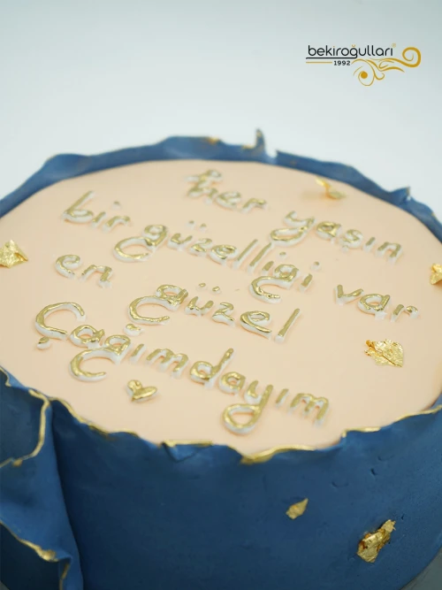 Makaron Süslemeli Butik Pasta