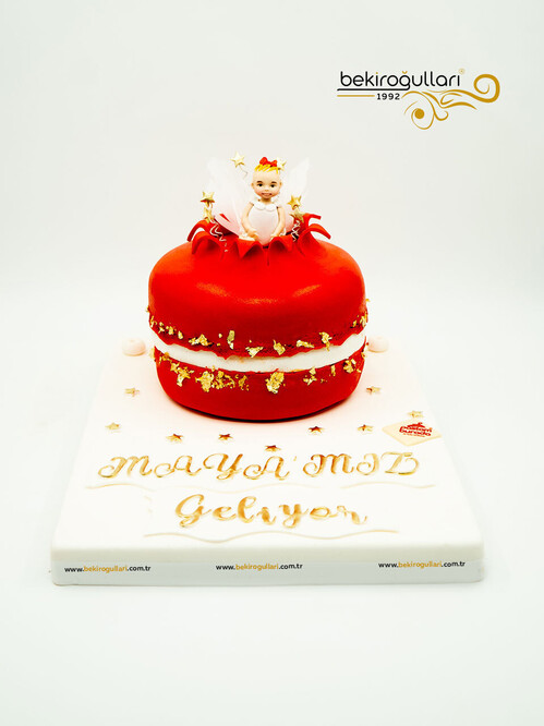 Makaron Temalı Butik Pasta