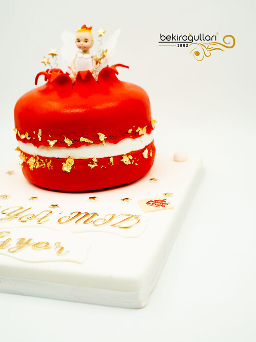 Makaron Temalı Butik Pasta