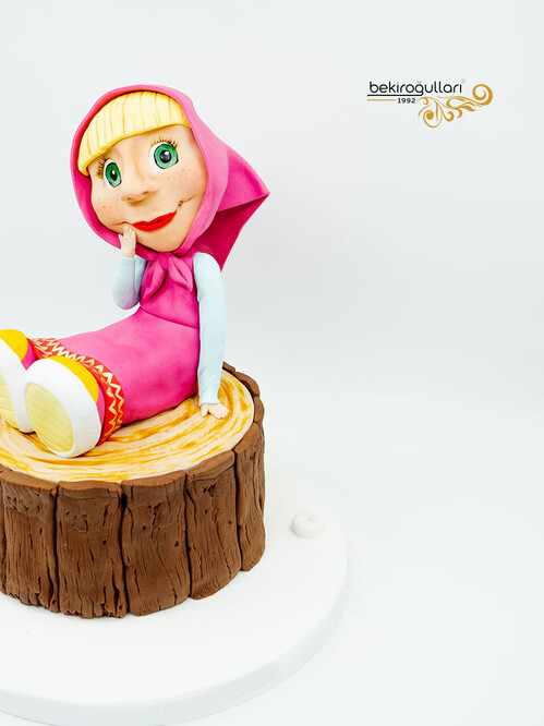 Maşa Çizgi Film Konsept Pasta