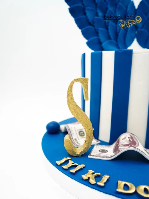 Mavi Kanat Detay Butik Pasta