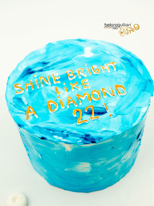 Mavi Naked Sıvama Pasta