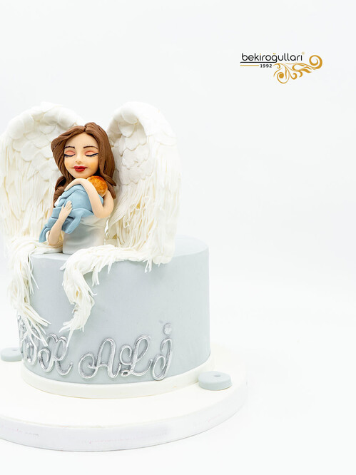 Melek Kanatlı Anne Bebek Pasta