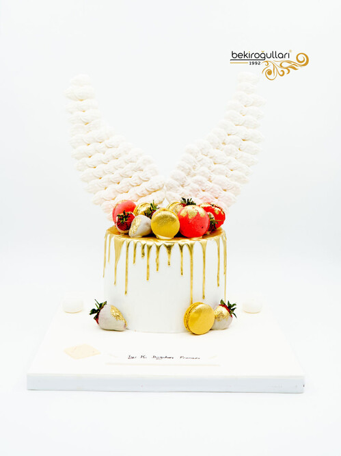 Melek Kanatlı Konsept Pasta