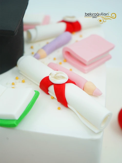 Mezuniyet Temalı Butik Pasta