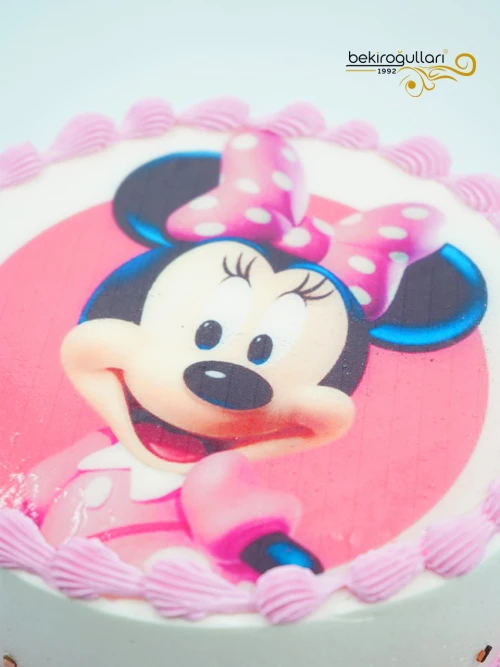 Minnie Mouse Resimli Pasta