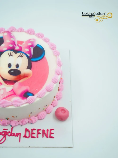 Minnie Mouse Resimli Pasta