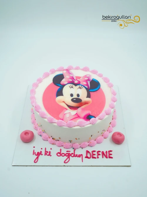 Minnie Mouse Resimli Pasta