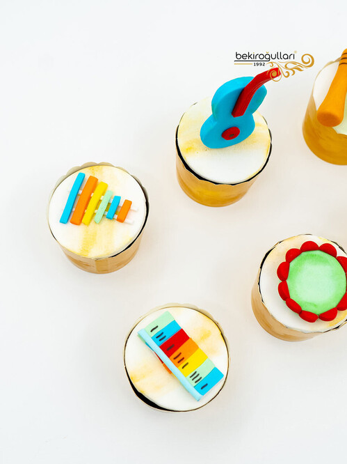 Müzik Konsept Cupcake