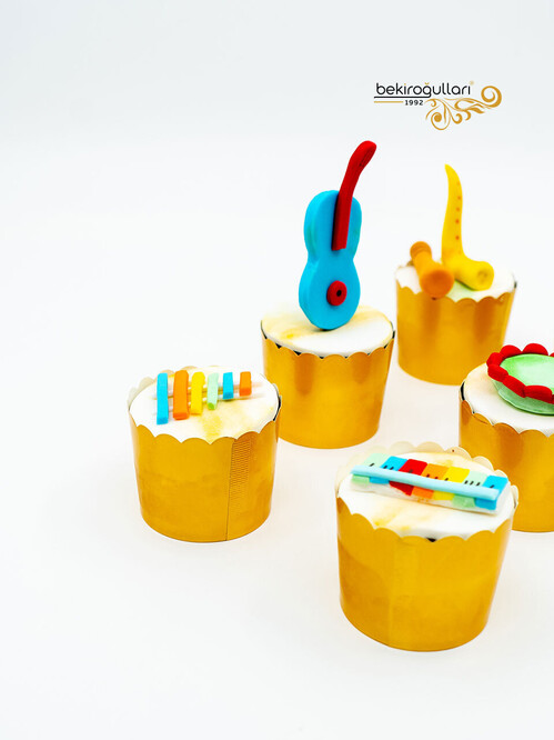 Müzik Konsept Cupcake