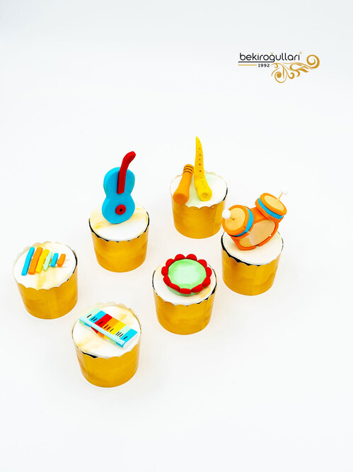 Müzik Konsept Cupcake